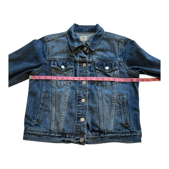 GAP - Medium Wash Denim Jacket - Size Petite Medium - Picture 7 of 11
